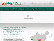 Tablet Screenshot of elephantcapitaladvisors.com